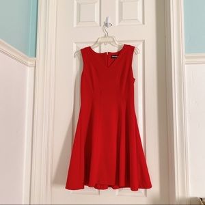 NWOT Karl Lagerfeld Red Stretch Dress
